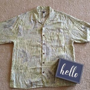 Tommy Bahama 100% Silk Short Sleeve Men's Top
